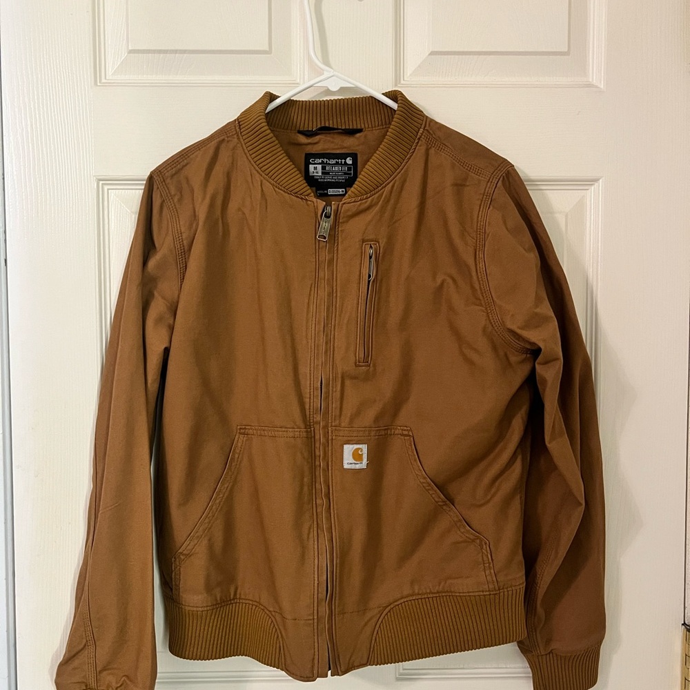 Carhartt Tan Bomber Jacket